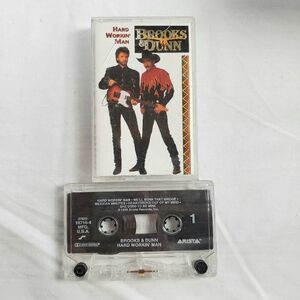 Brooks & Dunn – Hard Workin’ Man Cassette Album 1993 Arista Records